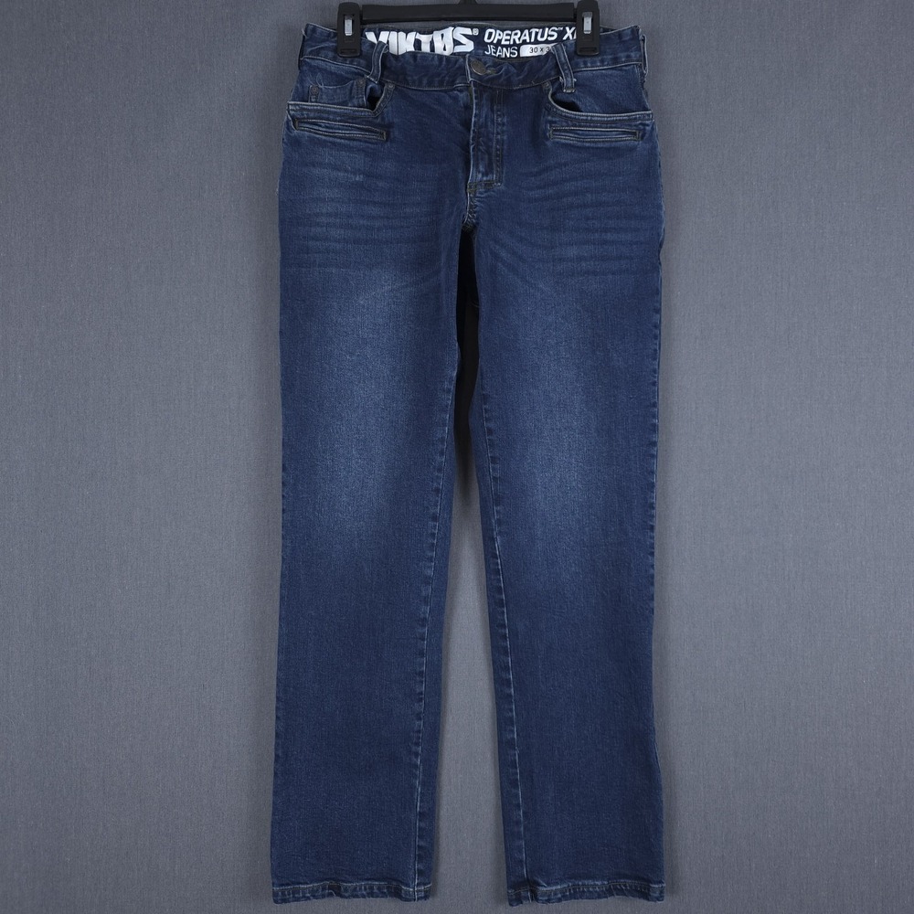 Viktos Operatus XP Tactical Jeans Mens 30x32 (Fits 30x32) Blue‎ Utility Denim